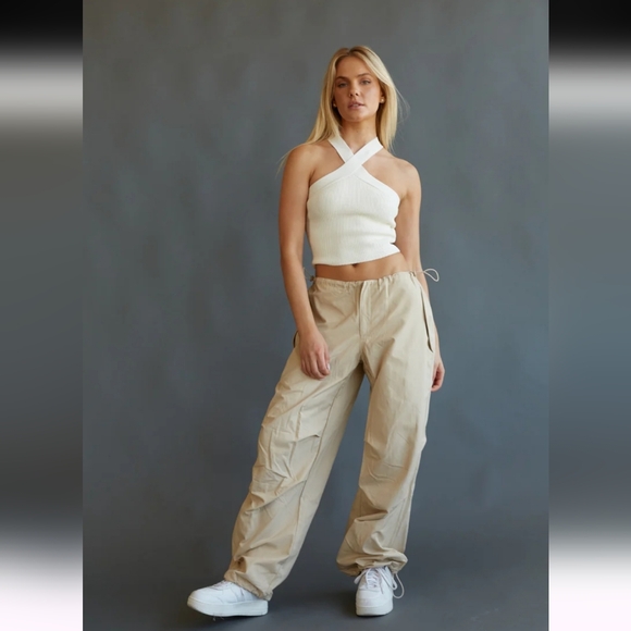 LUXE TO KILL THE SHI PARACHUTE DRAWSTRINGS PANTS SIZE 4 - Picture 2 of 13